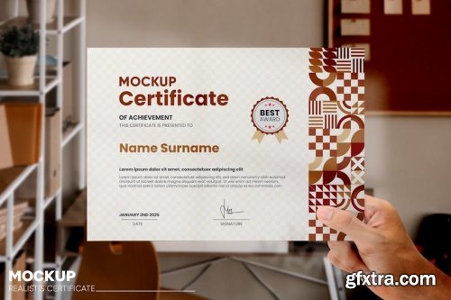 Certificate Mockup Collections 9xPSD