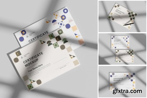 Certificate Mockup Collections 9xPSD