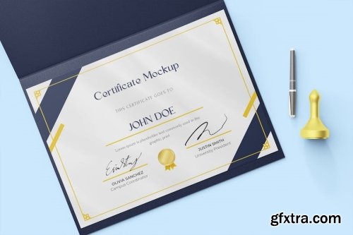 Certificate Mockup Collections 9xPSD