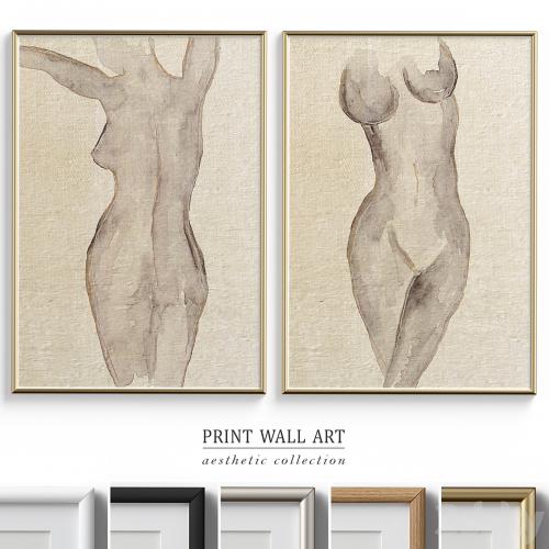 Abstract Woman Figure Wall Art P-562