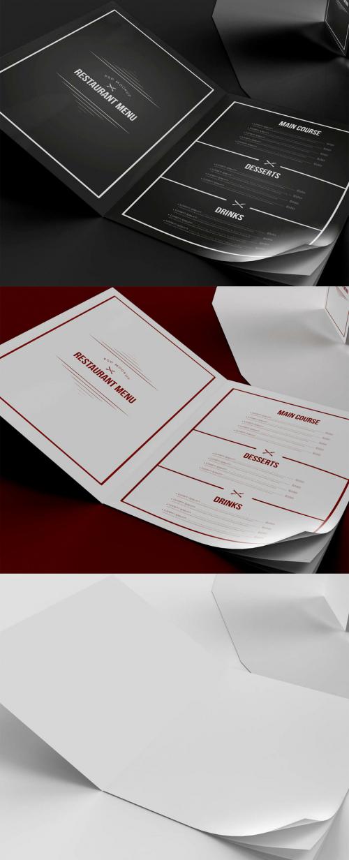 Restaurante Food Menu Mockup