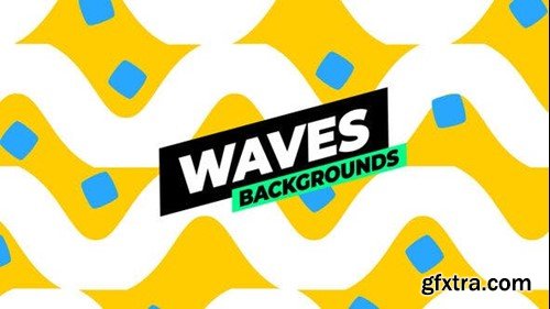 Videohive Waves Backgrounds 51813504