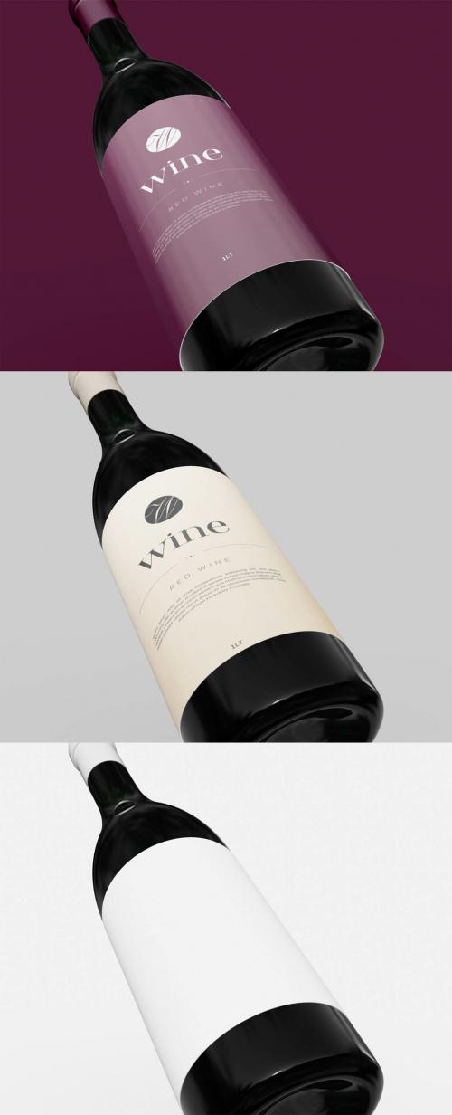 Wine Bottle Mockup