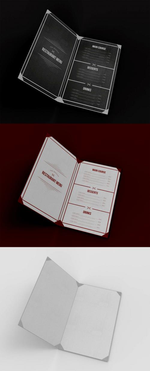 Restaurante Menu Mockup