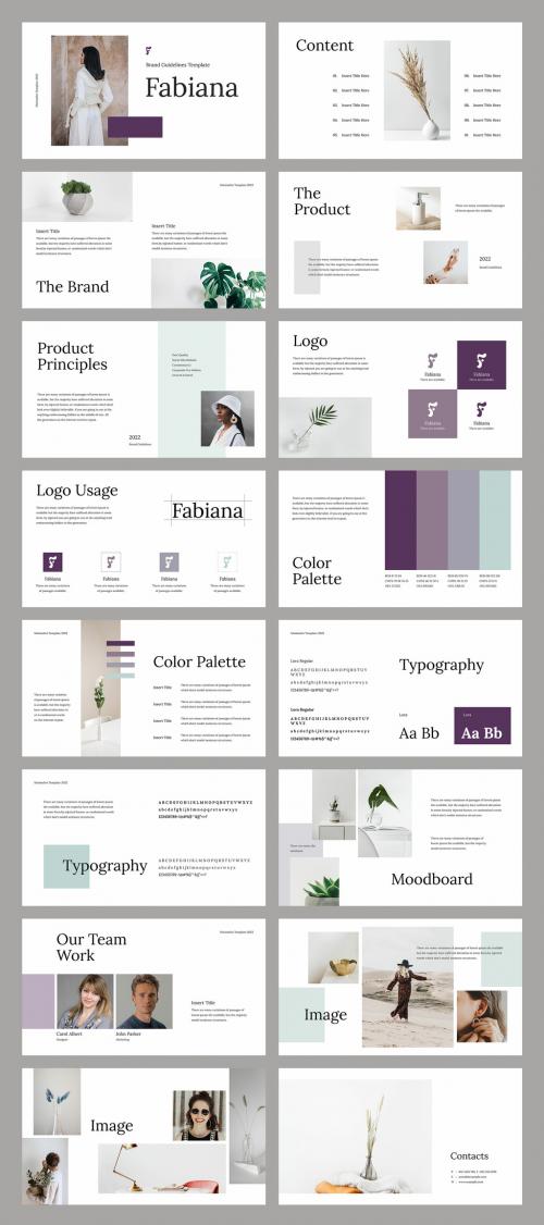 Brand Guidelines Presentation Layout