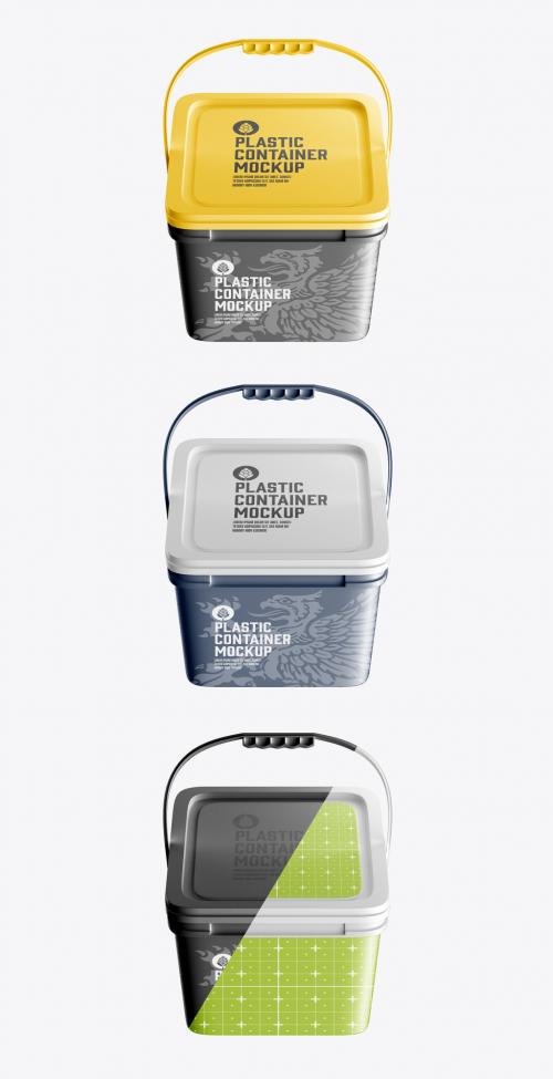 Plastic Container Mockup