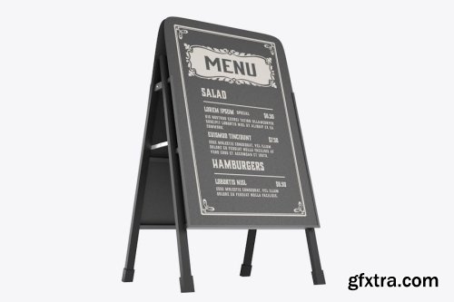 Menu Board Mockup Collections 11xPSD