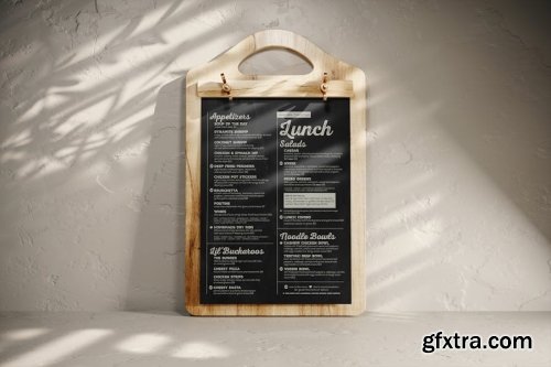 Menu Board Mockup Collections 11xPSD