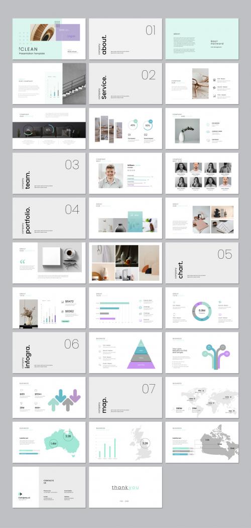 Clean Presentation Layout