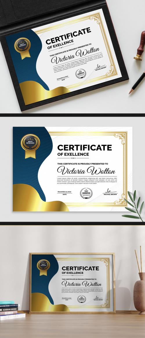 Elegant Certificate Layout