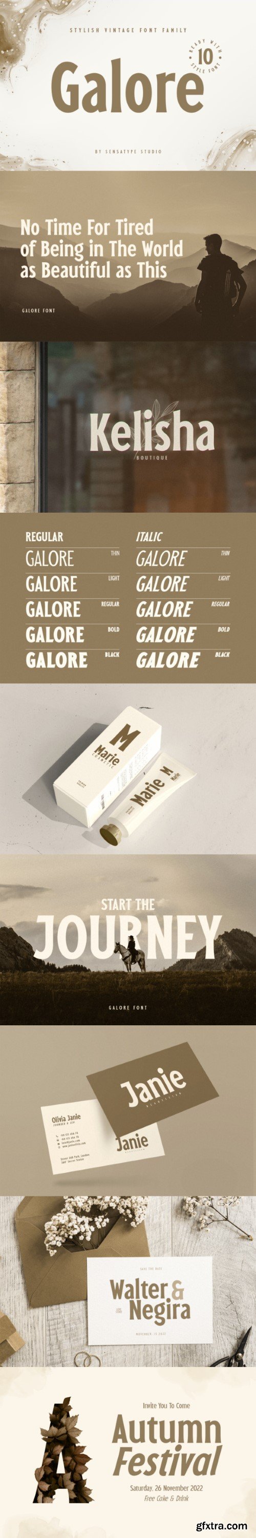 Galore Font