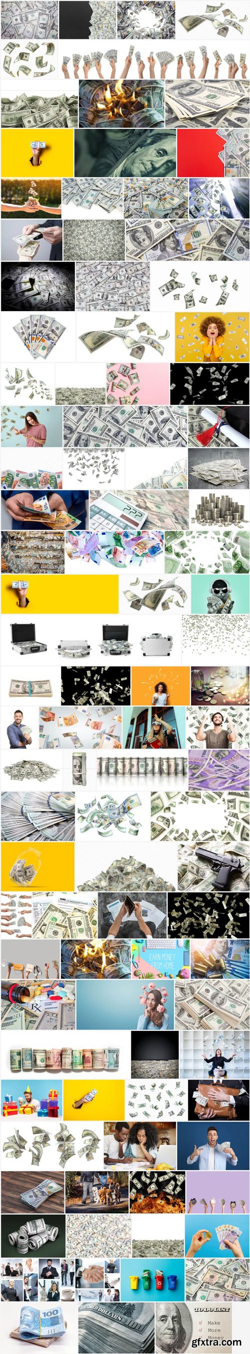 Many Money 100xJPG Premium Stock Photo Collections