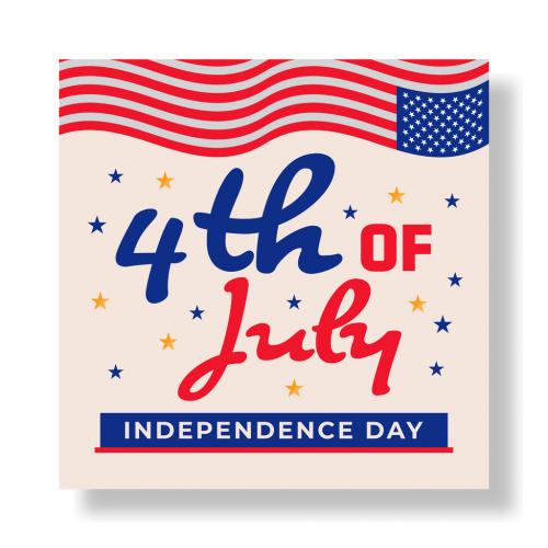 4th of July Social Media Layouts