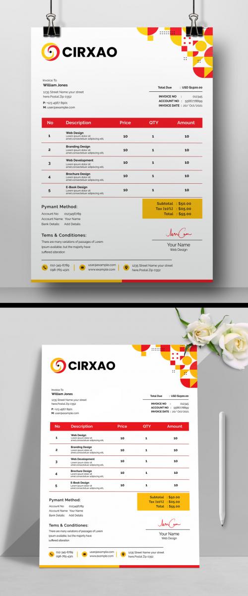 Printable Invoice Layout