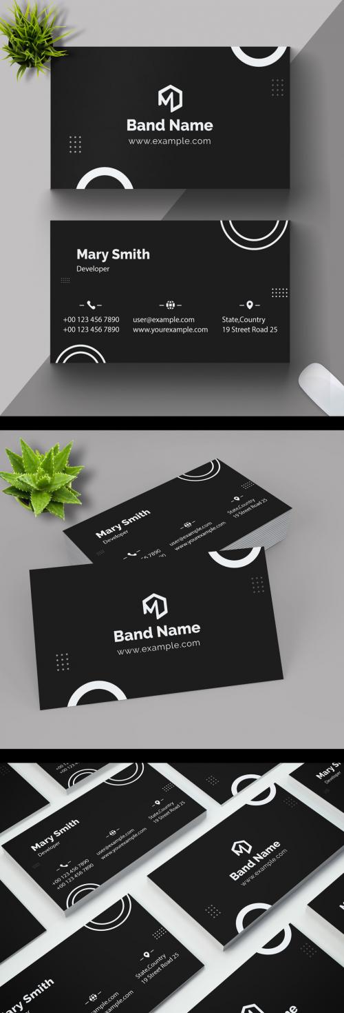 Classic Simple Business Card Layout