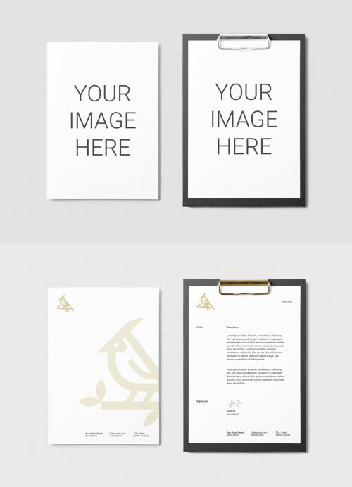 Stationery Document Mockups