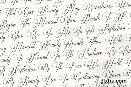 Eladorna Gladiota Calligraphy Script KTSBZ37