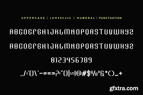 Game Browner - Pixel & Glitch Font ED8XRXD