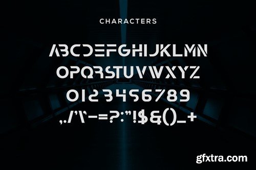 Barcav - Modern Futuristic Techno Font MXXWP9S