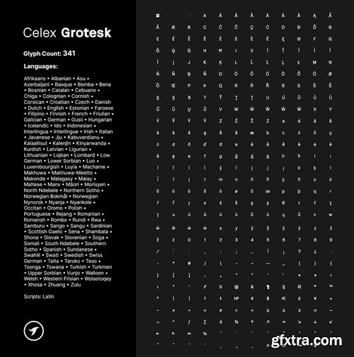 Celex Grotesk - Modern Font Family NZ9SRC3