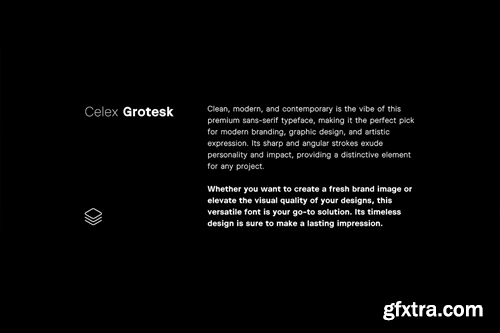 Celex Grotesk - Modern Font Family NZ9SRC3