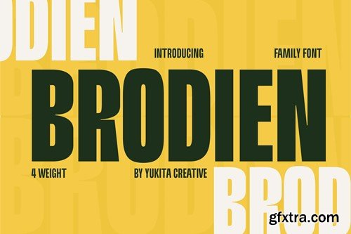 Brodien Condensed Font T7Q7R5T