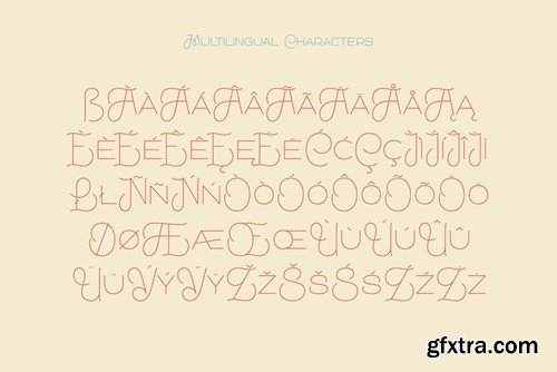 Mirriam — Modern Thin Typeface EL65QA2