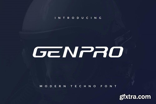 Genpro Modern Techno Font RBNP8A7