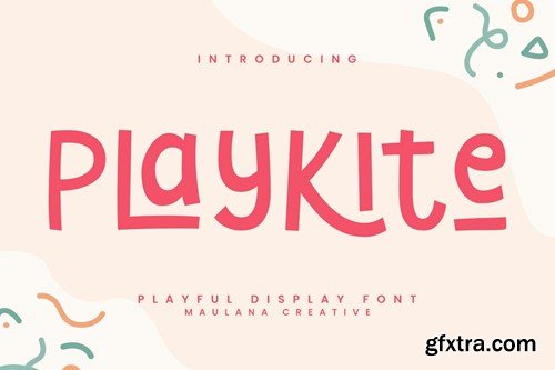 Playkite Playful Display Font HV7CRE5