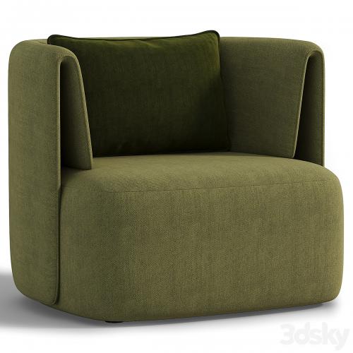 Elio Swivel Barrel Chair