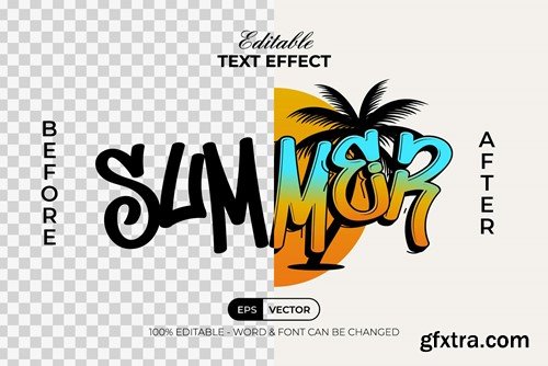 Summer Text Effect Style XFPERBF