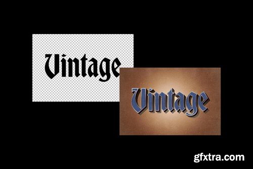 Vintage Ribbed Text Effect NZCL7AR