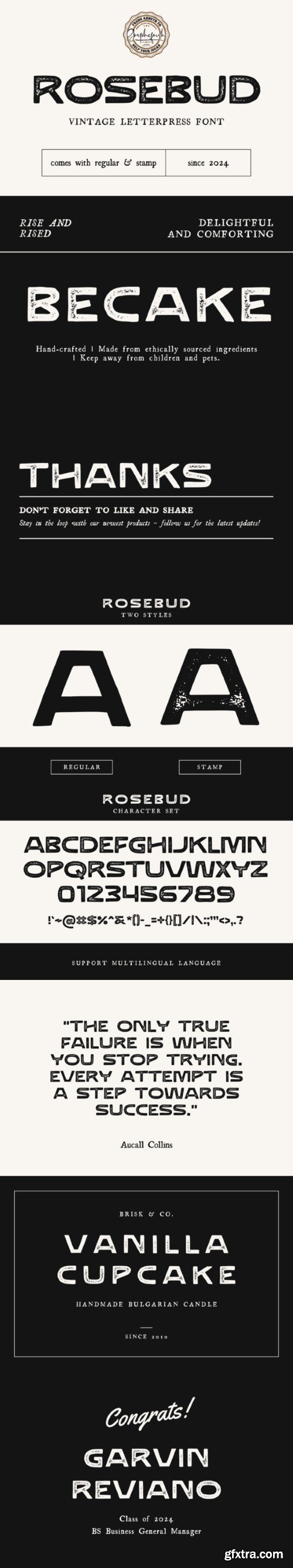 Rosebud Font