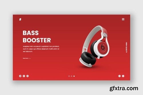 Headphones Mockup Collections 14xPSD