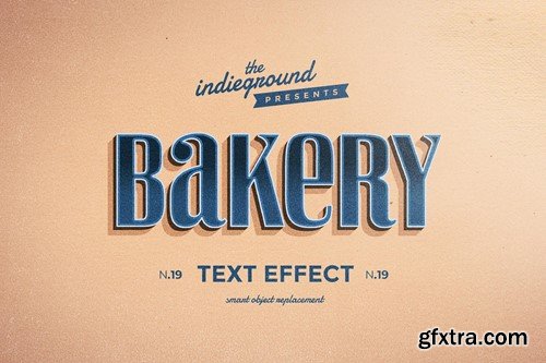 Retro Vintage Text Effect N.19 89ZXU3C