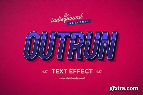 Retro Vintage Text Effect N.17 2UKRGJ4