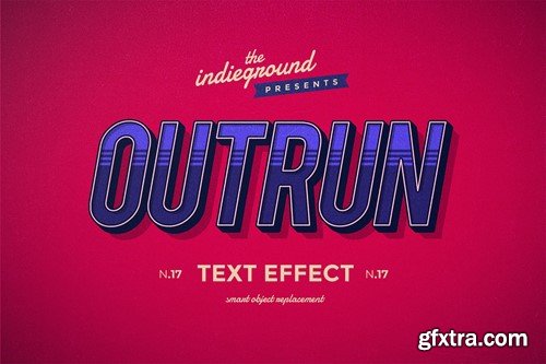 Retro Vintage Text Effect N.17 2UKRGJ4