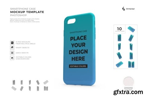 Smartphone Case Mockup Collections 14xPSD