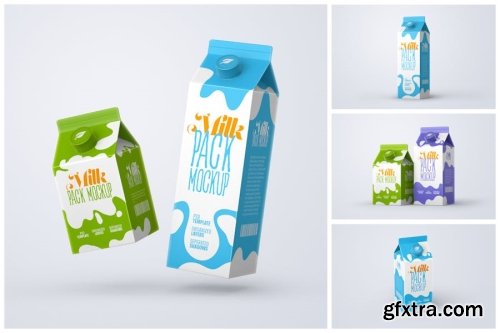 Carton Package Mockup Collections 14xPSD