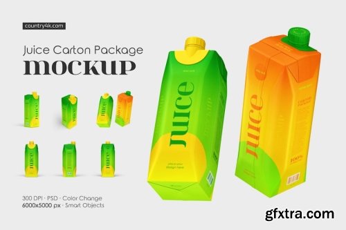 Carton Package Mockup Collections 14xPSD