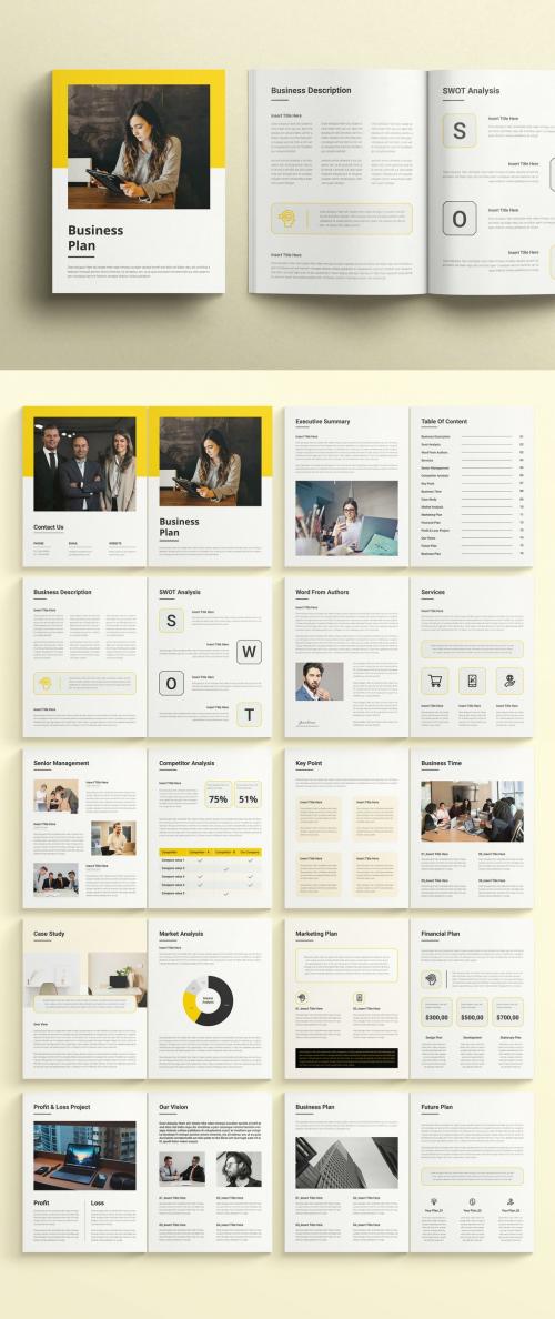 Business Plan Brochure Layout