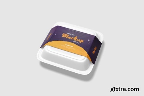 Food Container Box Mockup Collections 12xPSD