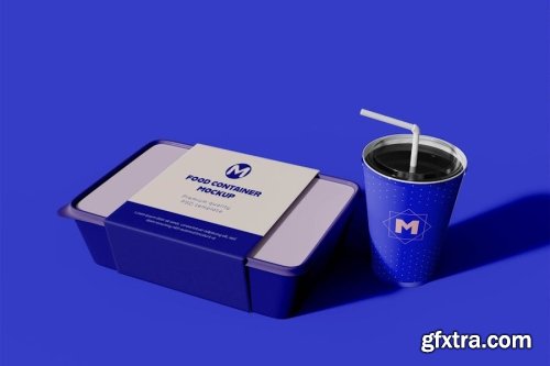 Food Container Box Mockup Collections 12xPSD