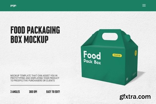 Food Container Box Mockup Collections 12xPSD