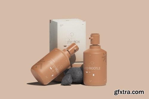 Pump Bottle Mockup Collections 14xPSD