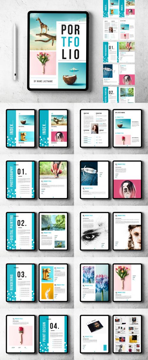 Digital Portfolio Layout