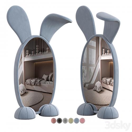 Bunny Floor Mirror