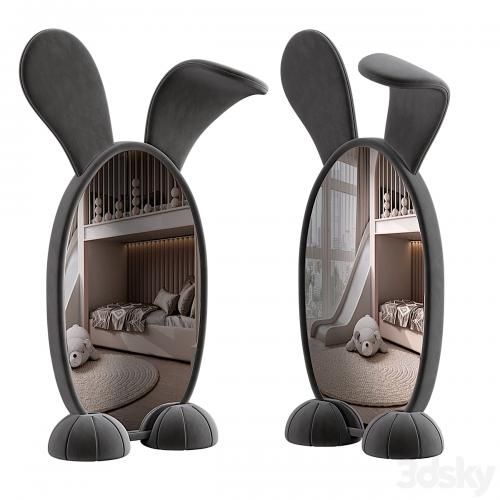 Bunny Floor Mirror