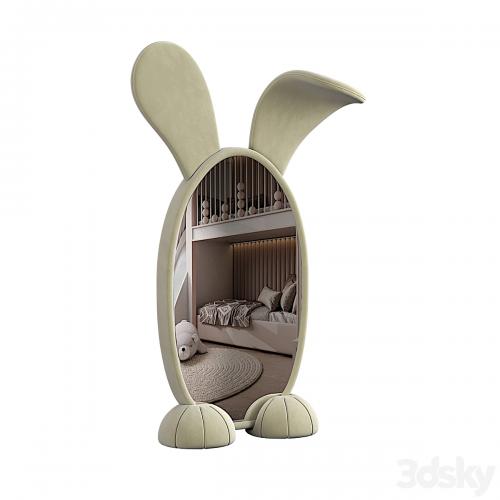 Bunny Floor Mirror