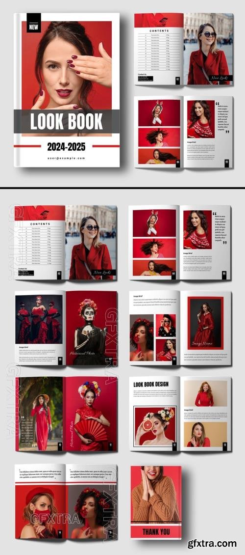 Fashion Lookbook Layout 728990307